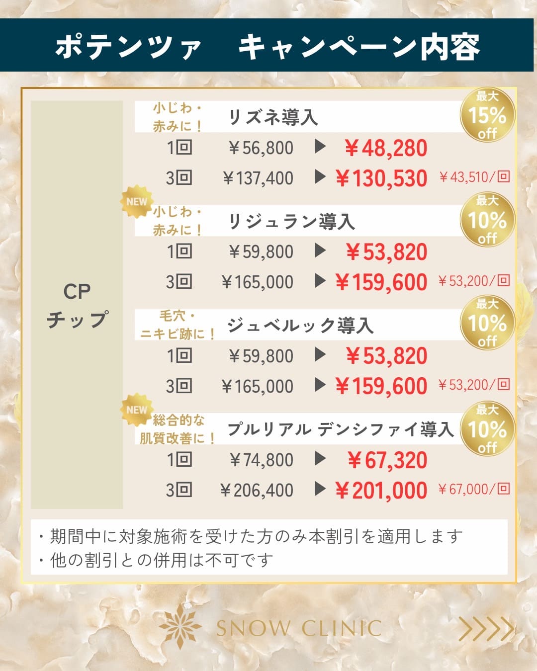 ポテンツァキャンペーン内容